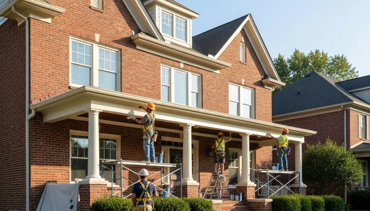 St Charles, MO painting crew providing professional house painting services