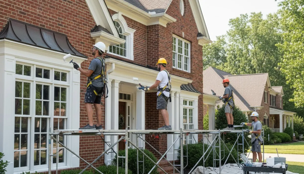 Painting crew serving St Charles, MO for residential interior and exterior house painting services