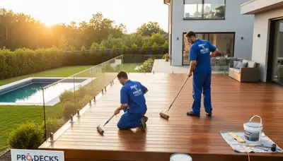 Deck painting service in St Charles, MO by St Charles Paint Pros