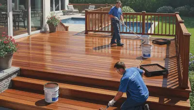 Professional deck sealing in St Charles, MO protects wood from weather and UV damage