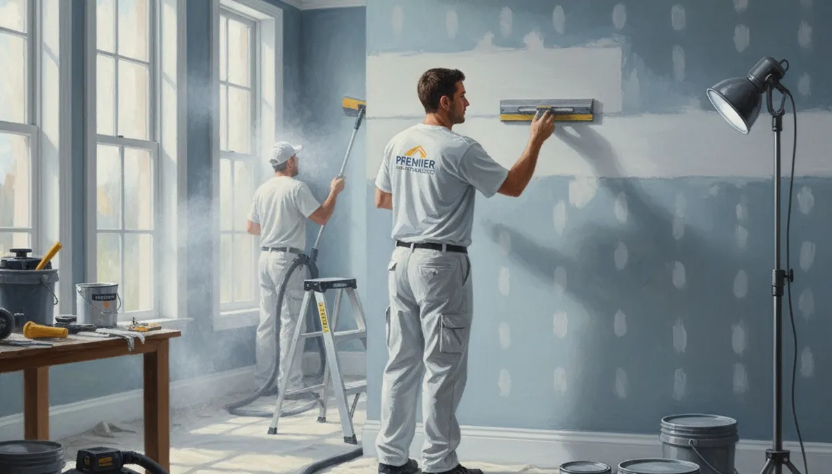 Drywall repair in St Charles, MO by St Charles Paint Pros for seamless wall patching and painting