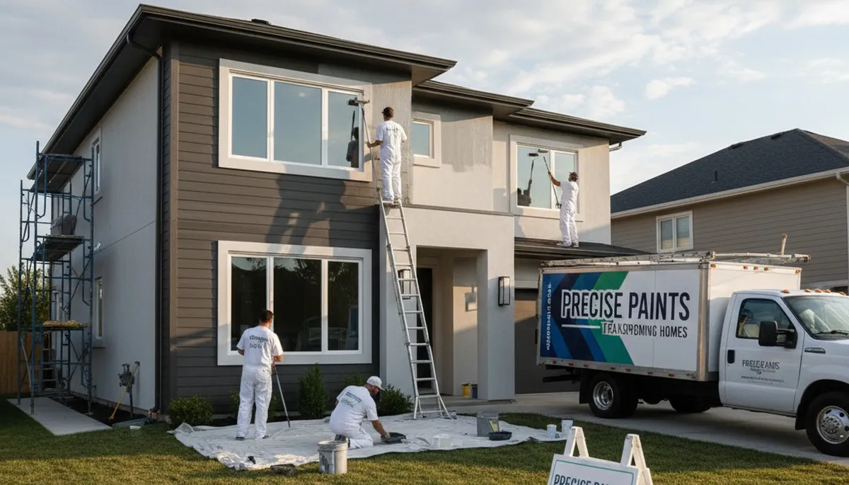 Exterior house painting in St Charles, MO by local St Charles Paint Pros team