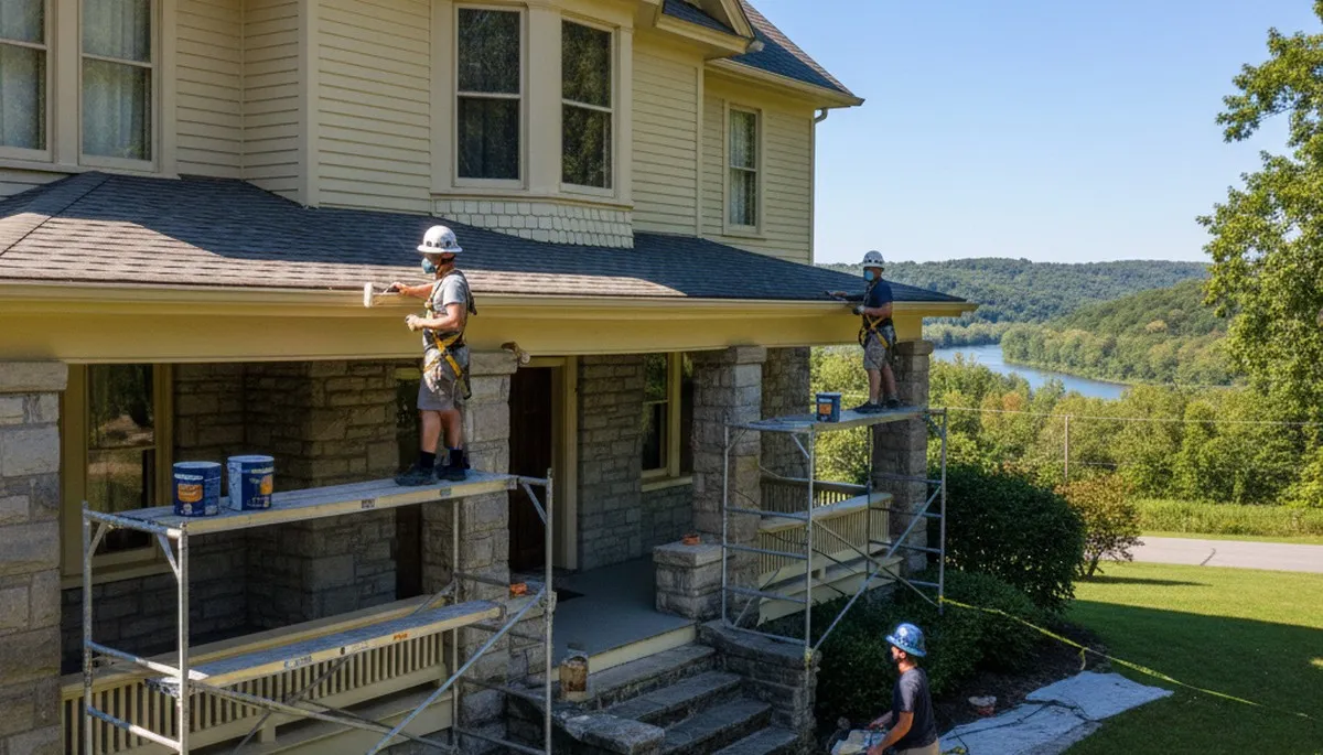 Painting contractor serving St Charles, MO for interior and exterior house painting services