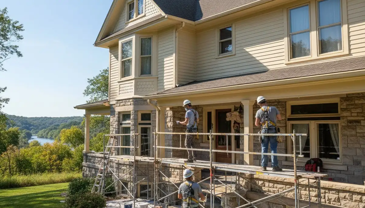 Painting crew in St Charles, MO providing professional house painting services