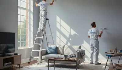 Interior house painters in St Charles, MO providing durable, clean finishes for homes