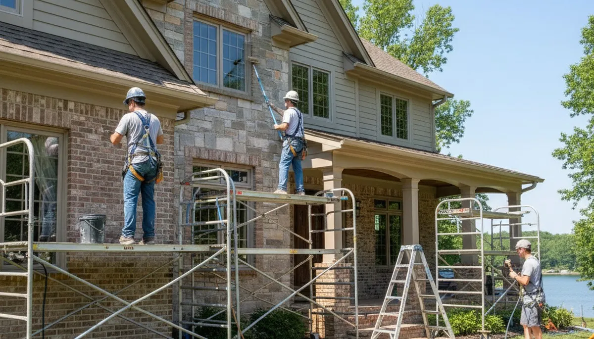 Painting crew serving St Charles, MO for expert interior and exterior house painting services