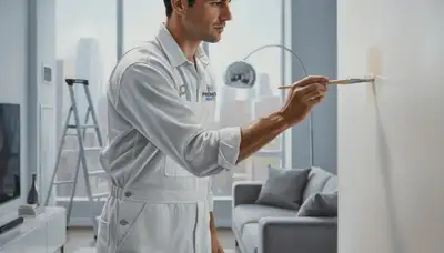 Paint touch-up service in St Charles, MO for scuffs, scratches, and faded interior wall spots