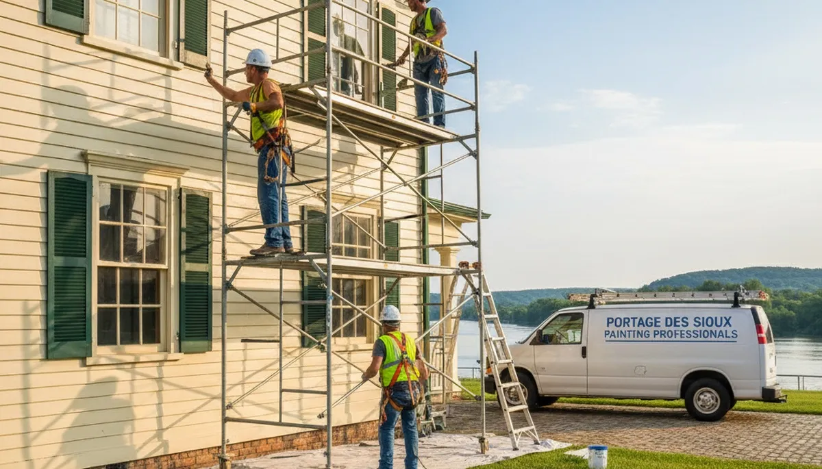 Professional house painters in St Charles, MO providing exterior painting services