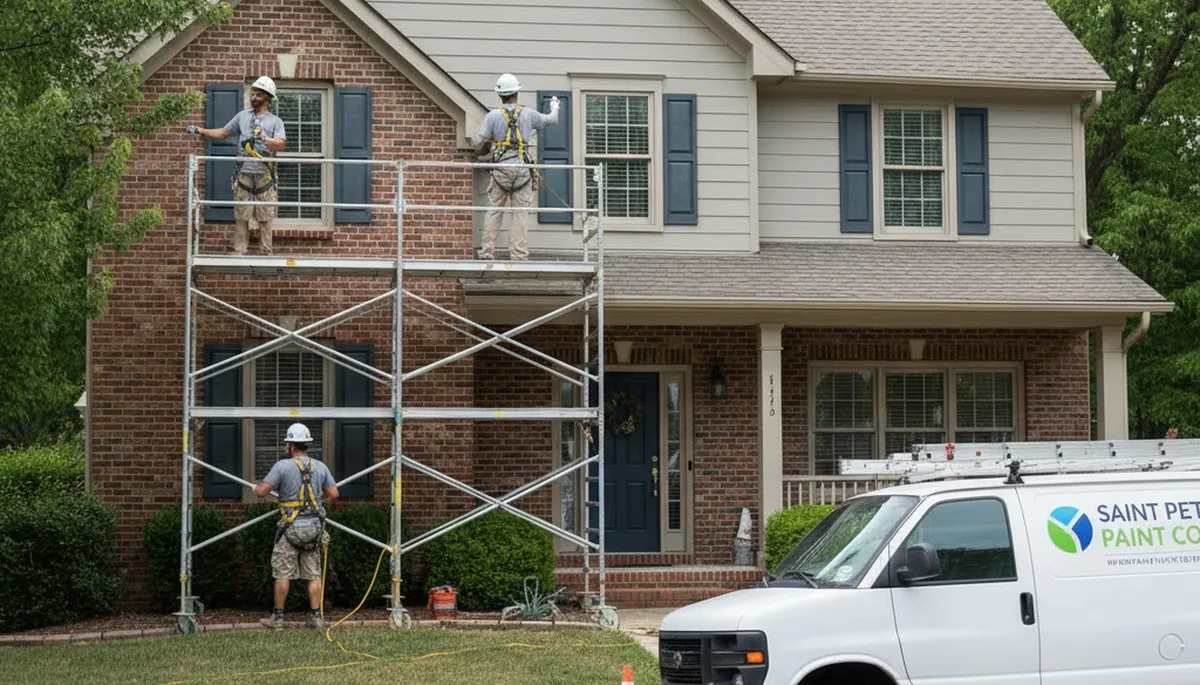 Professional house painters in St. Charles, MO providing interior and exterior painting services