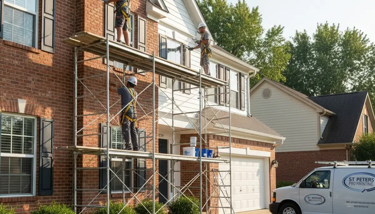 Painting crew serving St Charles, MO for house painting and exterior home painting services