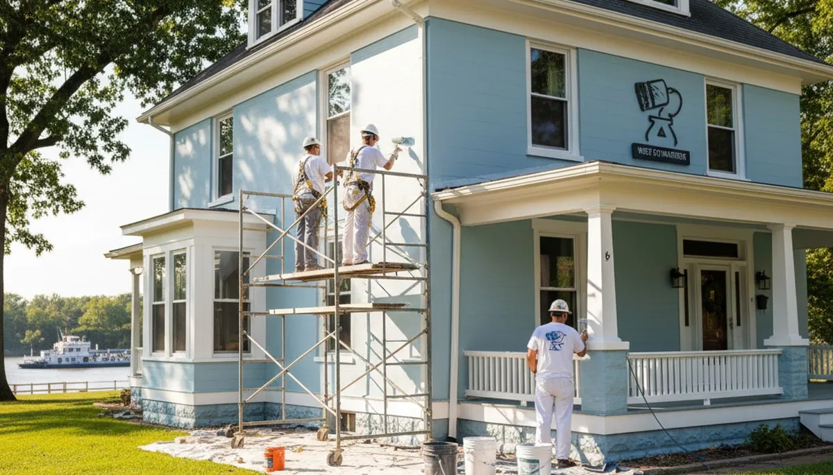 Painting crew serving St Charles, MO for residential interior and exterior house painting services