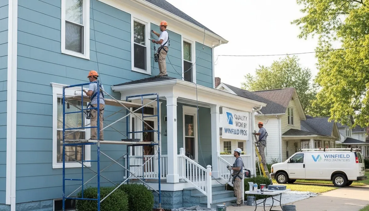Painting contractor in St Charles, MO serving residential interior and exterior house painting projects